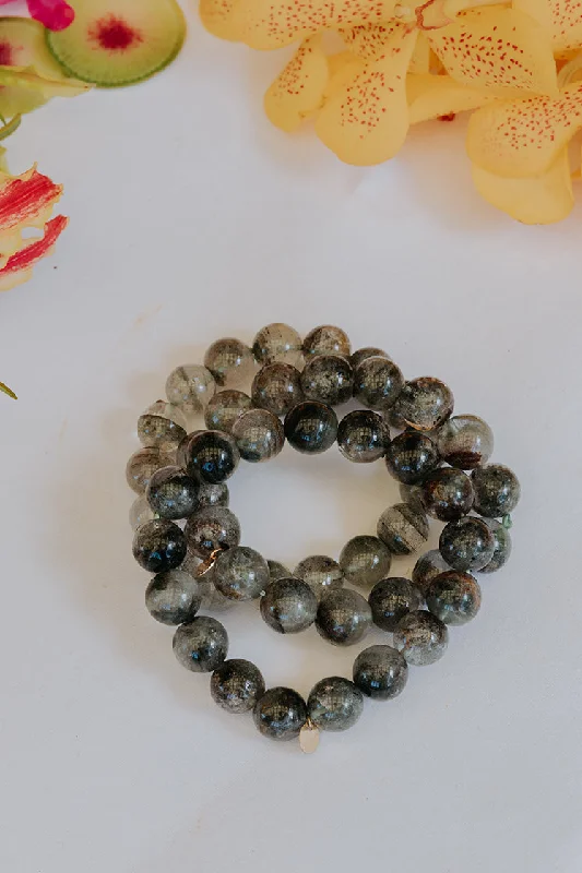 Personalized Jewelry Sale – Unique Pieces At Great Prices Stretchy Bracelet Large - Chlorite Quartz