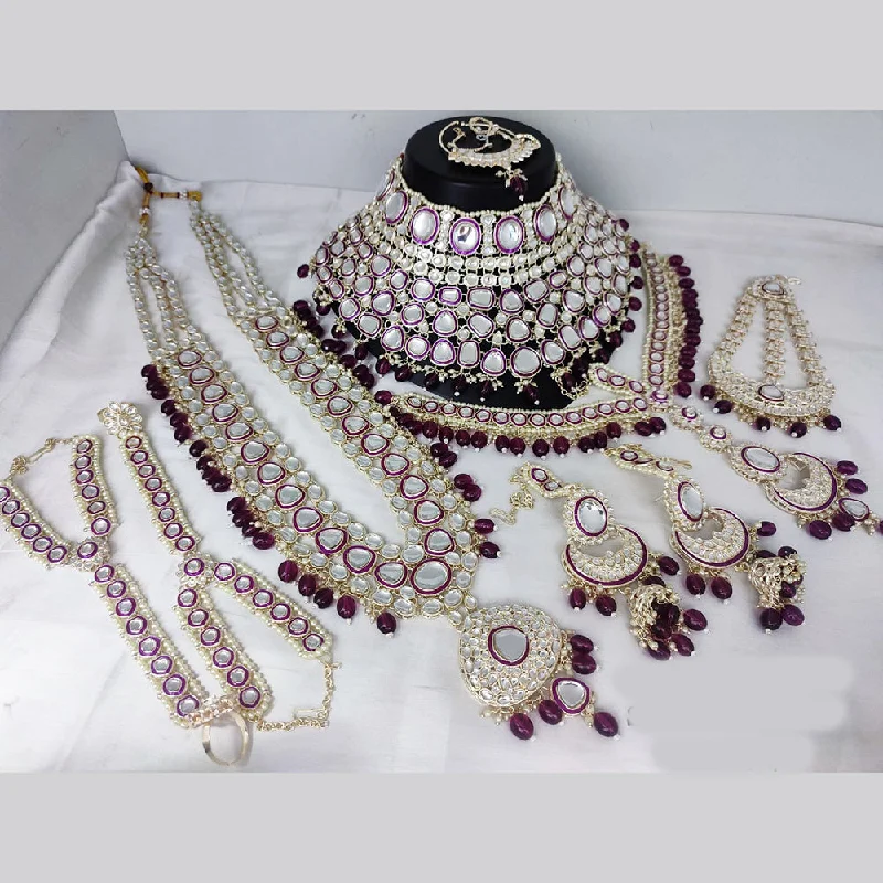 The Biggest Jewelry Sale Of The Year Is Here Lucentarts Jewellery Gold Plated Kundan Stone Bridal Necklace Set