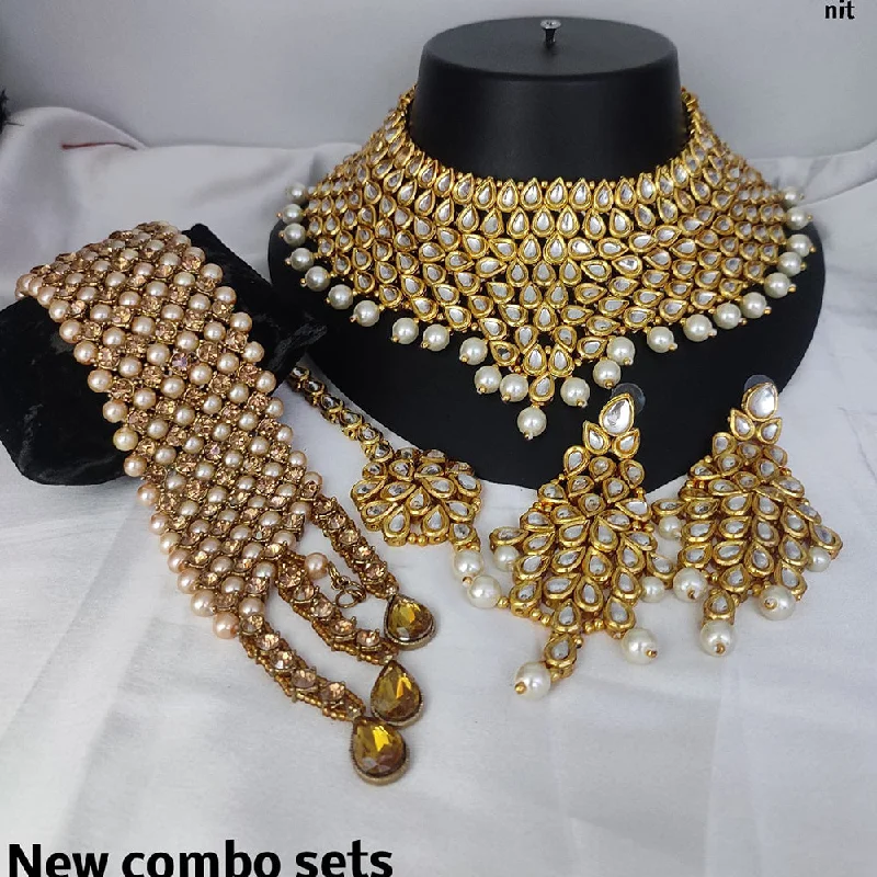 The Jewelry Sale You've Been Waiting For Is Here Lucentarts Jewellery Gold Plated Combo Set