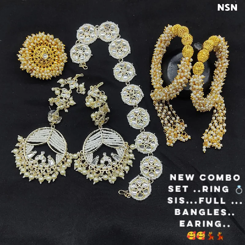 Grab Your Dream Jewelry At The Lowest Prices Lucentarts Jewellery Gold Plated Jewellery Combo Set