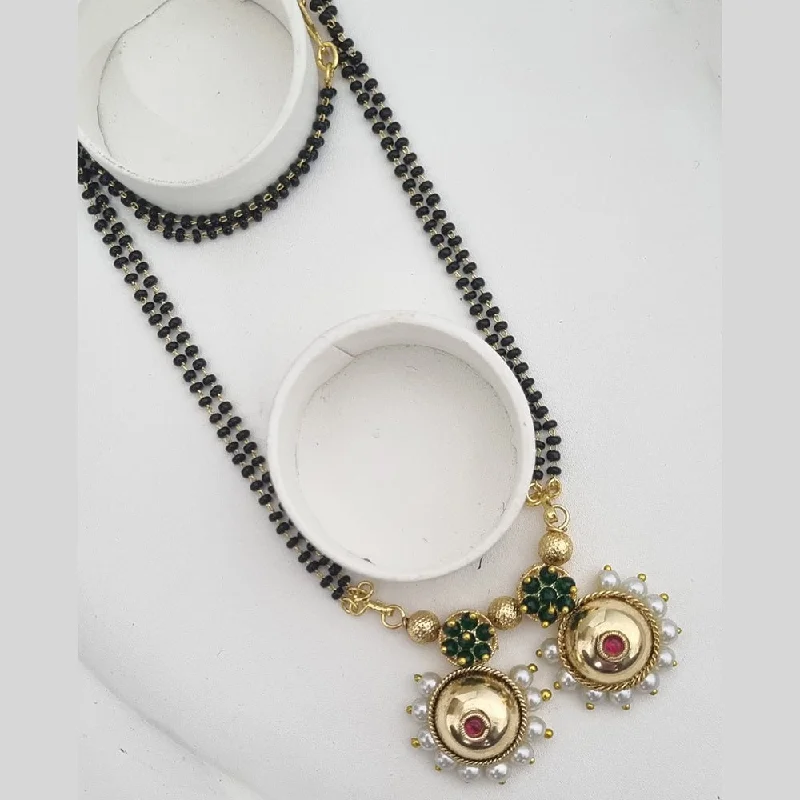 Buy More, Save More – Special Jewelry Discounts Lucentarts Jewellery Gold Plated Pearls Long Manglasutra
