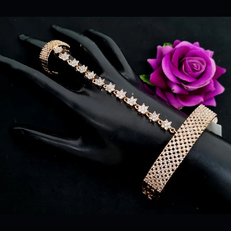 Stunning Jewelry Pieces At The Lowest Prices Ever Lucentarts Jewellery Rose Gold Plated Austrian Stone Hand Harness Stunning Jewelry Pieces At The Lowest Prices Ever Lucentarts Jewellery Rose Gold Plated Austrian Stone Hand Harness