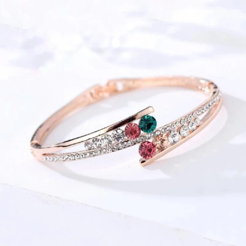 Exclusive Jewelry Bundles At Discounted Prices Lucentarts Jewellery Rose Gold Plated Openable Kada