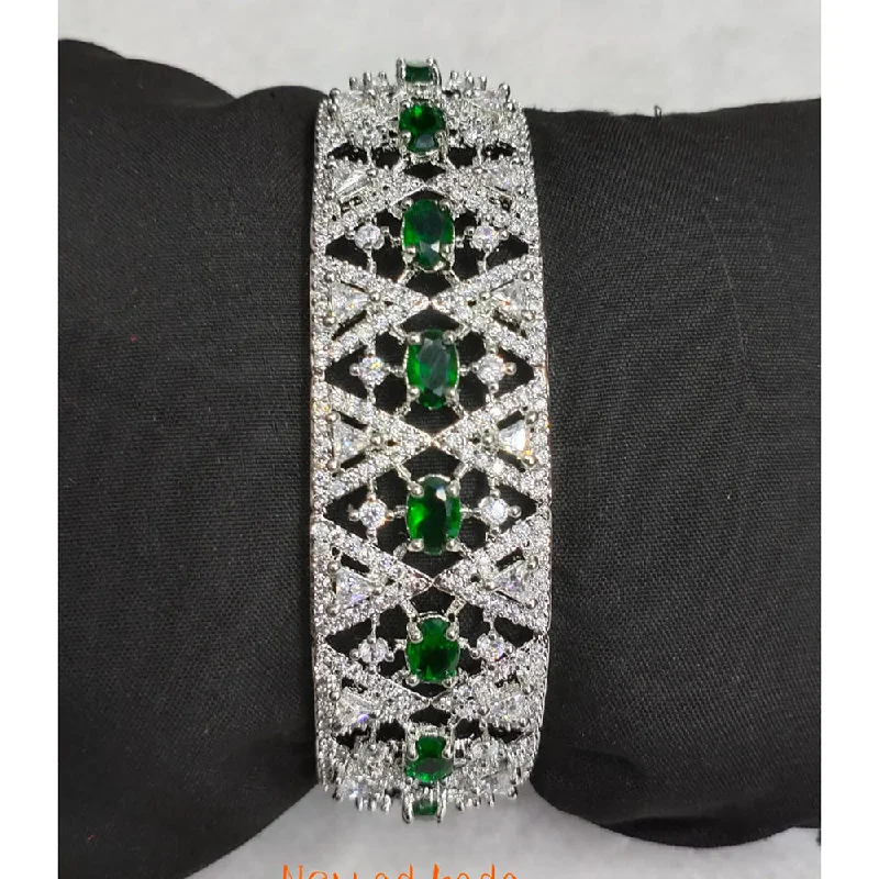 Don't Miss These Dazzling Jewelry Discounts Lucentarts Jewellery Silver Plated Openable Kada
