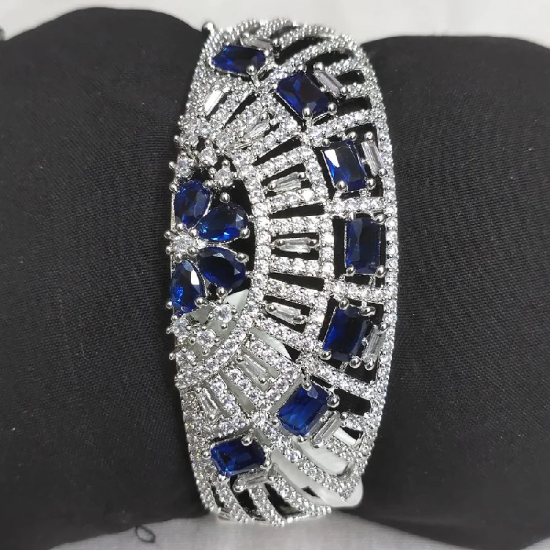 Don't Miss Out On Jaw-Dropping Jewelry Discounts Lucentarts Jewellery Silver Plated Openable Kada