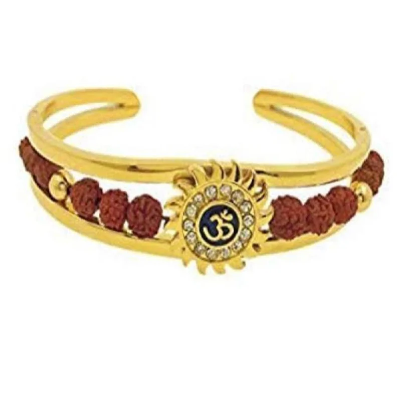 Get Ready To Sparkle – Special Jewelry Discounts Martina Jewels  Pack Of 6 Traditional Gold Plated Rudraksha Bracelet