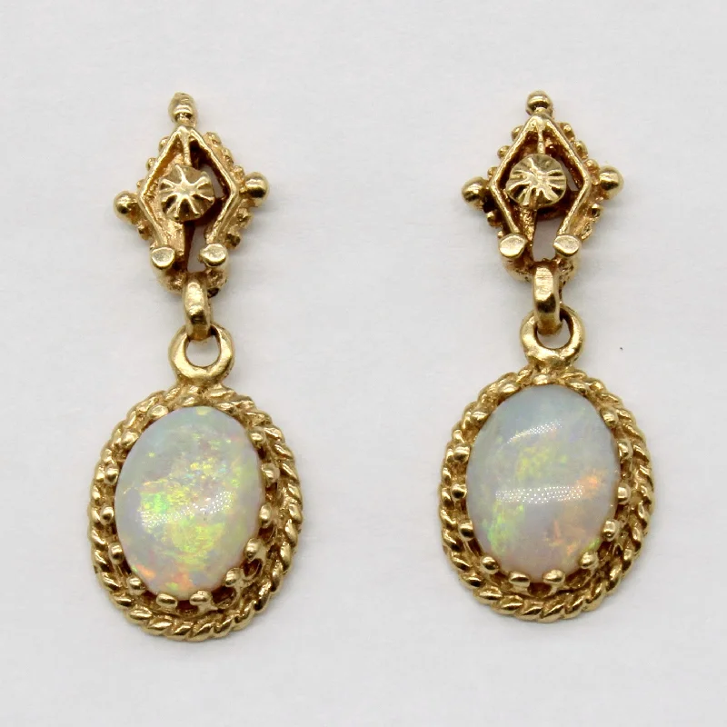 Seasonal Jewelry Clearance – Best Styles At The Lowest Prices Opal Drop Earrings | 1.70ctw | Seasonal Jewelry Clearance – Best Styles At The Lowest Prices Opal Drop Earrings | 1.70ctw |