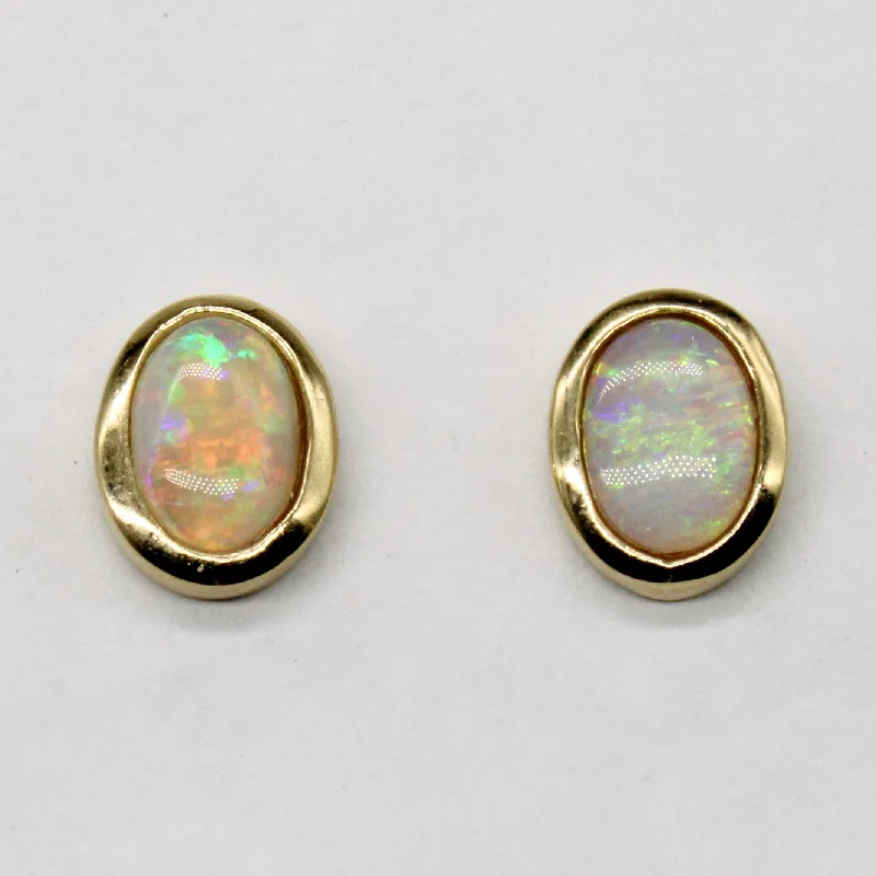Luxury Handcrafted Jewelry For Elegant Looks Opal Earrings | 0.90ctw |