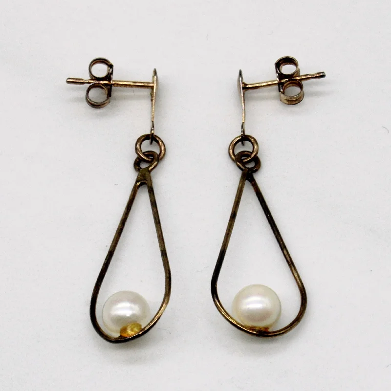 Limited Stock On Premium Jewelry At Low Prices Ornate Pearl Drop Earrings