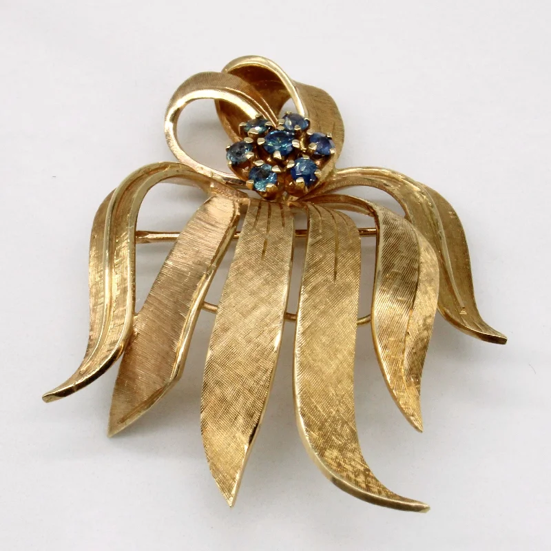 Buy More, Save More – Special Jewelry Discounts Ornate Sapphire Brooch | 0.50ctw |
