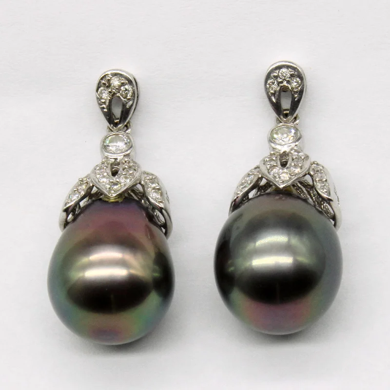 Exclusive Online Discounts On Stylish Jewelry Pearl & Diamond Drop Earrings | 0.20ctw | Exclusive Online Discounts On Stylish Jewelry Pearl & Diamond Drop Earrings | 0.20ctw |