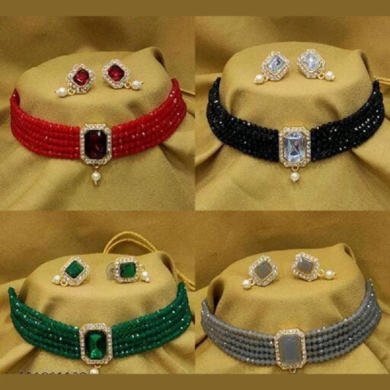 Huge Savings On Premium Jewelry Styles Raj Creations Austrian Stone & Beads Necklace Combo Huge Savings On Premium Jewelry Styles Raj Creations Austrian Stone & Beads Necklace Combo