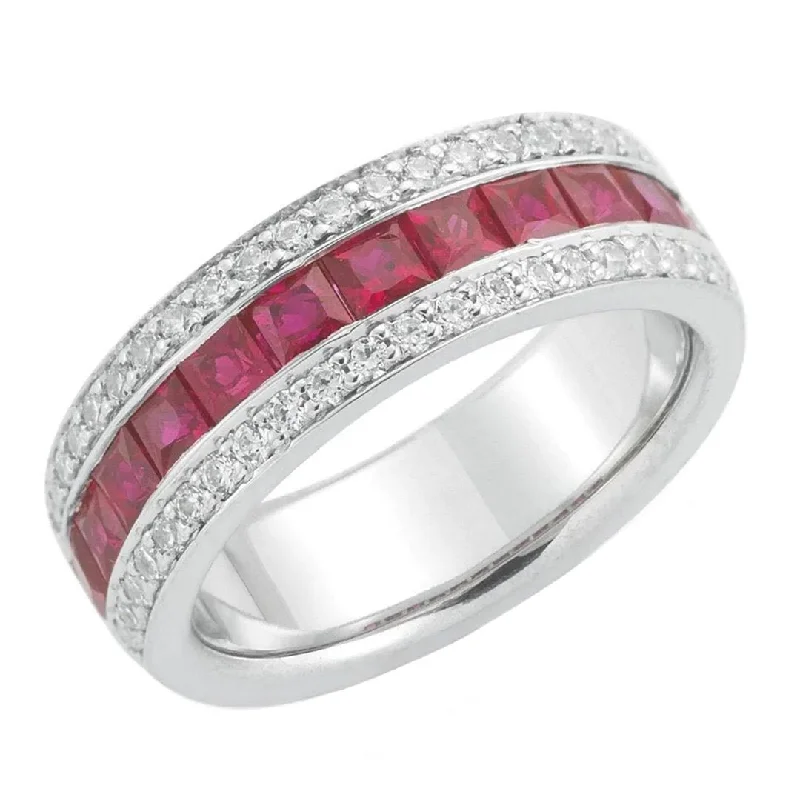 Luxury Jewelry At Budget-Friendly Prices – Grab Yours Now Ruby & Diamond Band