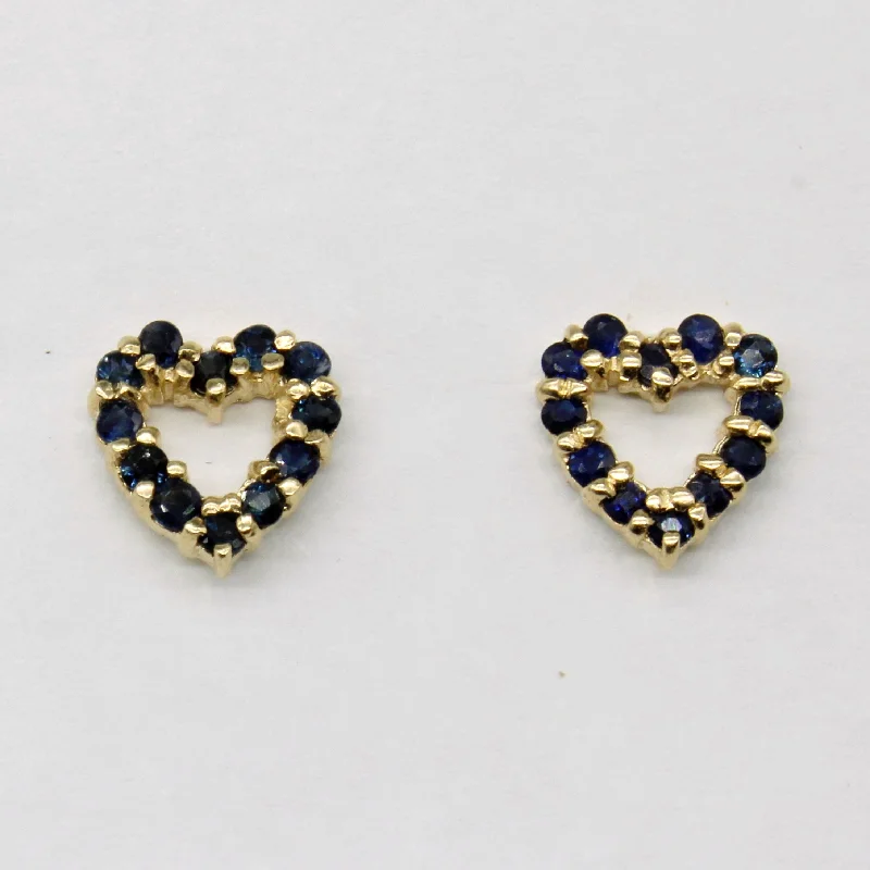 Special Offers On Handcrafted And Designer Jewelry Sapphire Heart Earrings | 0.25ctw | Special Offers On Handcrafted And Designer Jewelry Sapphire Heart Earrings | 0.25ctw |