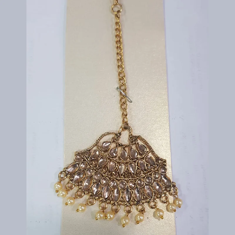 Grab Your Favorite Jewelry At The Lowest Prices Shreeji Gold Plated Maangtikka