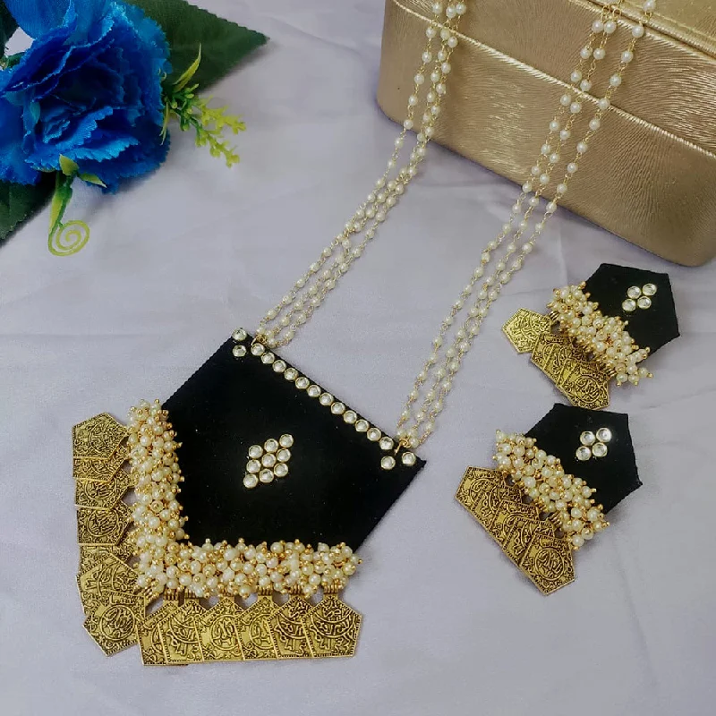 Unique Jewelry For Less – Shop The Sale Now Shrijicreation Gold Plated Handmade Pearl Necklace Set