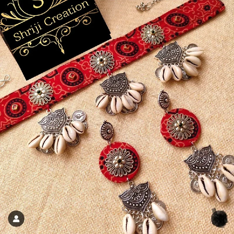The Ultimate Jewelry Sale – Exclusive Styles At Great Prices Shrijicreation Oxidised Plated Choker Necklace Set
