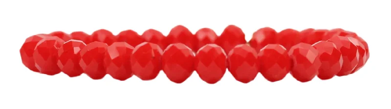 Gorgeous Jewelry, Limited-Time Savings Stacker Stretch Bracelet - Bright Red