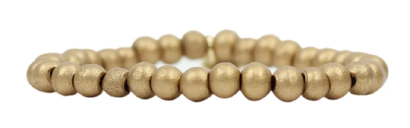 Beautiful Jewelry, Breathtaking Discounts – Hurry In Stacker Stretch Bracelet - Gold Wood