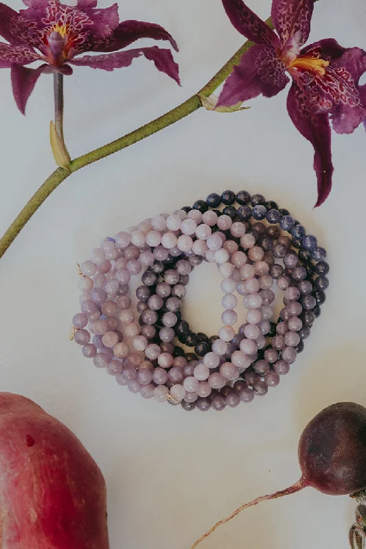 Limited-Time Offer On Premium Jewelry Collections Stretchy Bracelet - Lepidolite