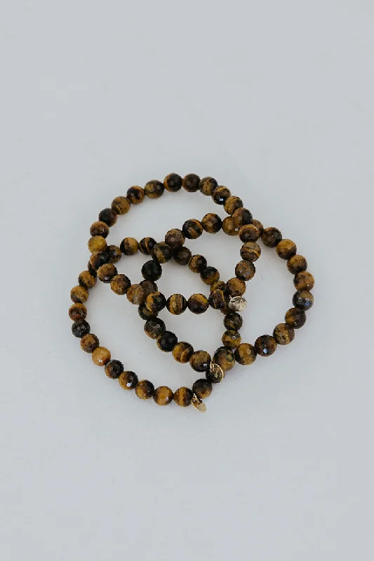 The Perfect Jewelry Piece At The Perfect Price Stretchy Bracelet - Tigers Eye