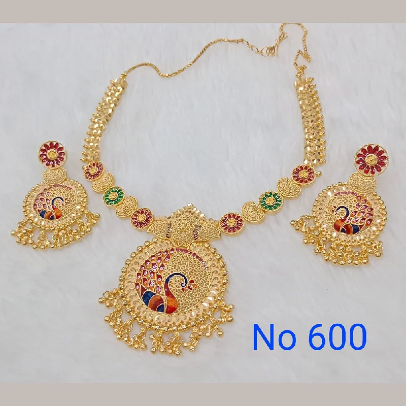 Fashion-Forward Jewelry At Exclusive Discounts Sunrise Gold  Forming  Necklace Set