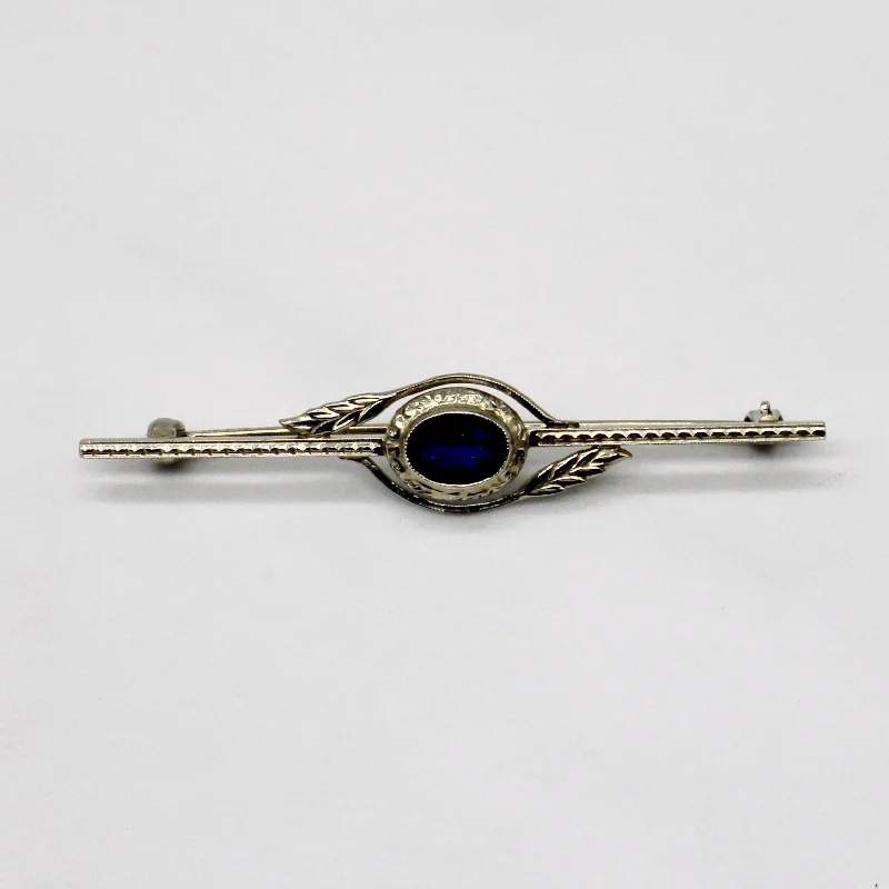 Stunning Jewelry At A Fraction Of The Price Synthetic Sapphire Pin | 0.95ct |