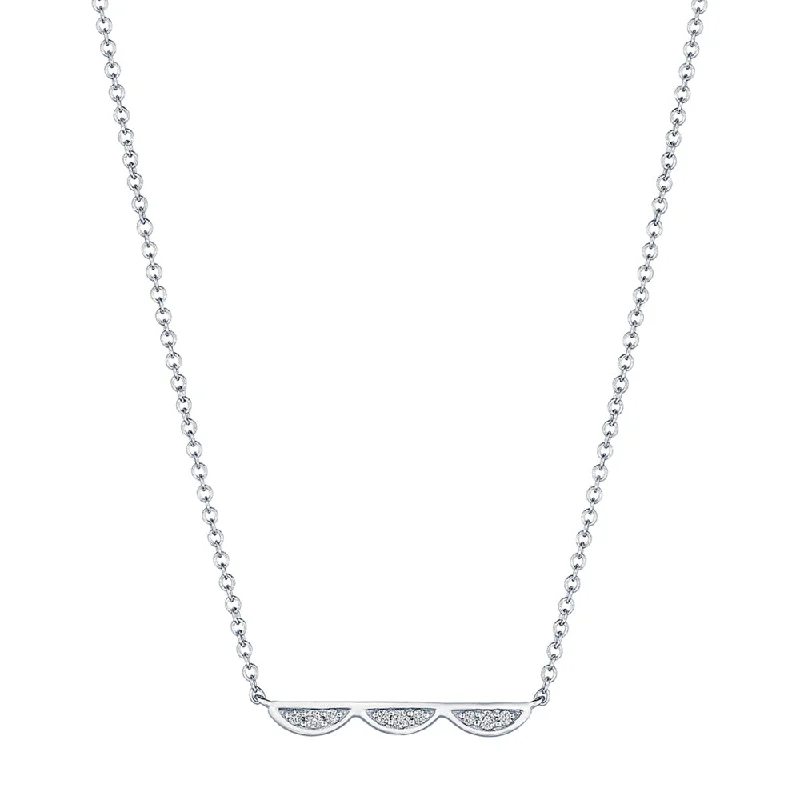 Discounted Jewelry For A Glamorous Look Tacori Closed Crescent Diamond Necklace - Petite