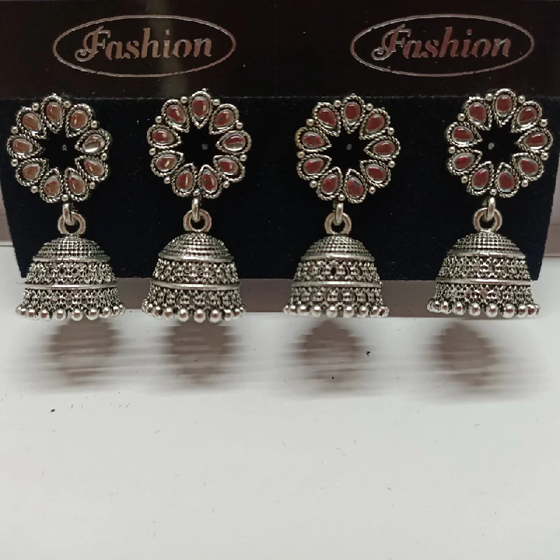 Flash Sale On Stunning Jewelry – Limited Stock Available Tahura Oxidised Plated Jhumki Earrings