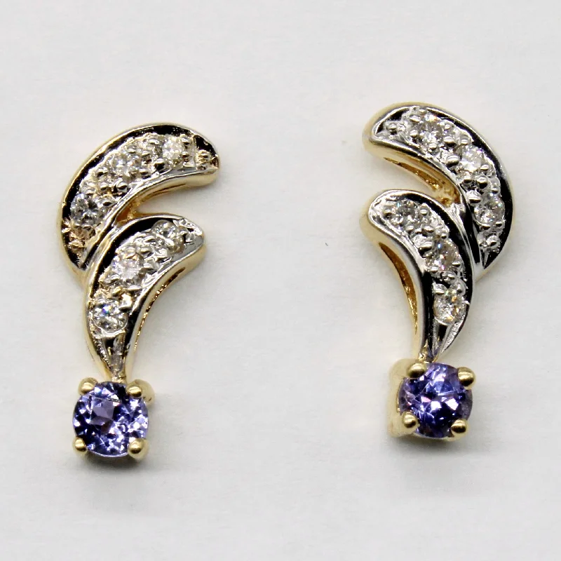 Exclusive Gemstone Jewelry Markdowns – Shop Now Tanzanite & Diamond Earrings | 0.40ctw, 0.09ctw | Exclusive Gemstone Jewelry Markdowns – Shop Now Tanzanite & Diamond Earrings | 0.40ctw, 0.09ctw |