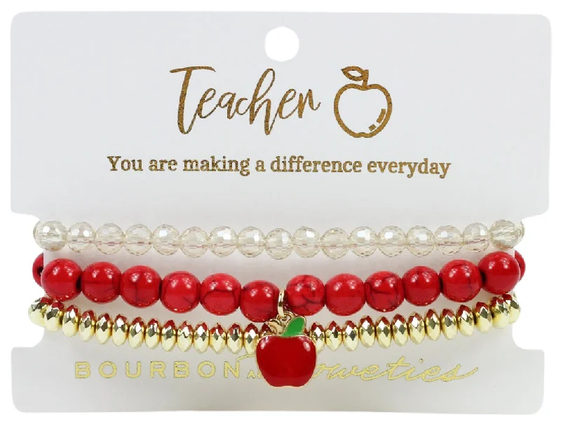 Discounted Jewelry For A Glamorous Look Teacher Stretchy Stack