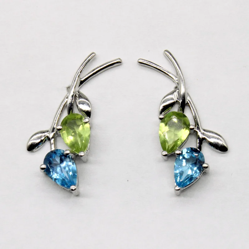 Big Savings On Your Favorite Jewelry Pieces Topaz & Peridot Earrings | 0.85ctw, 0.80ctw | Big Savings On Your Favorite Jewelry Pieces Topaz & Peridot Earrings | 0.85ctw, 0.80ctw |