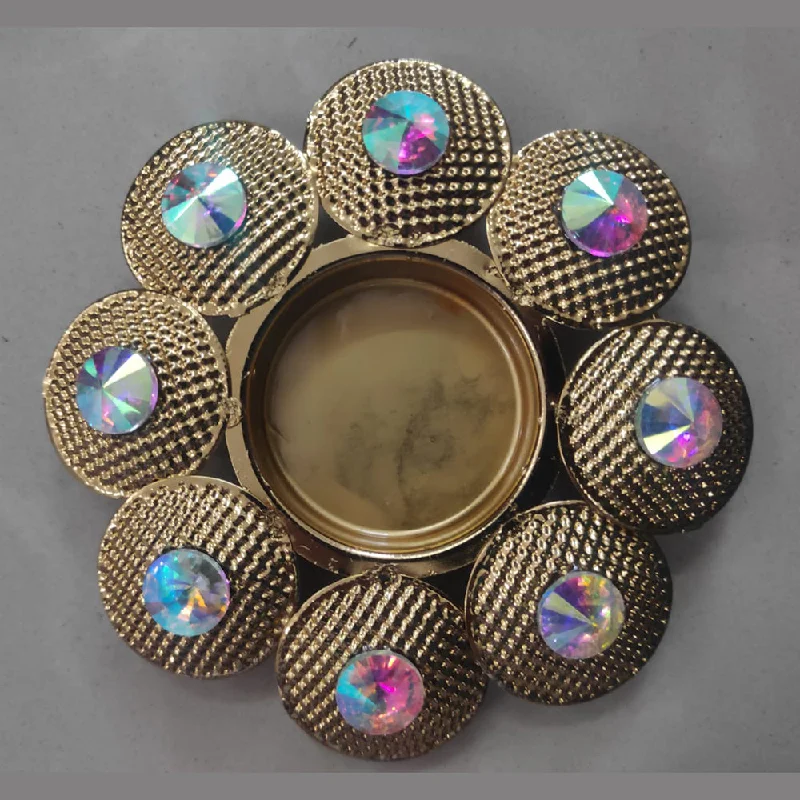 Elegant Jewelry At Unbeatable Offers – Shop Before It's Gone Viky Brass Metal Gold Plated Designer Diya