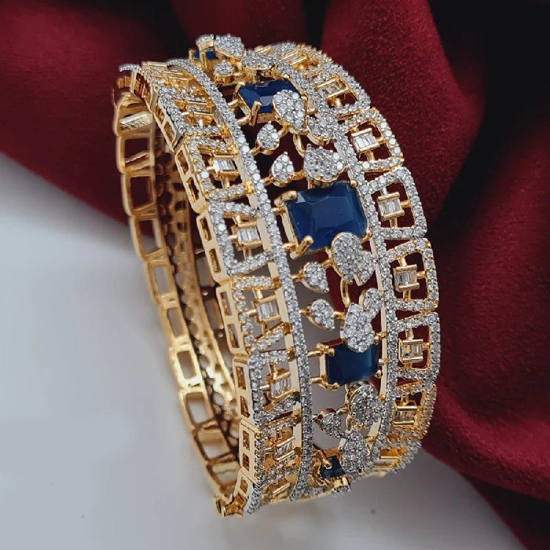 Unique Jewelry For Less – Shop The Sale Now Vivah Creations Gold  Plated AD Openable Kada