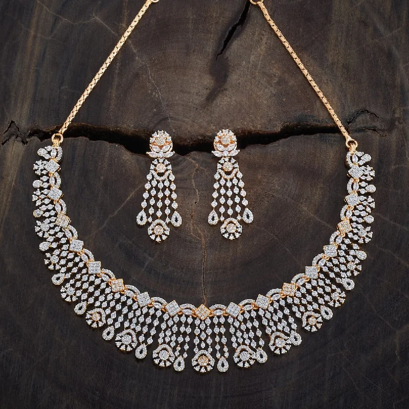 Modern Statement Jewelry For Bold Styling Zircon Necklace 177090