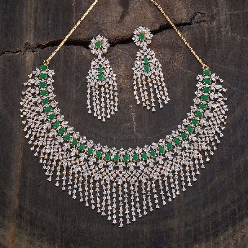 High-End Sparkle, Low-End Prices – Jewelry Sale Live Zircon Necklace 177245