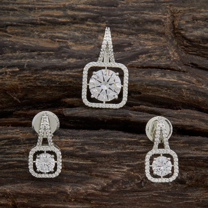 Stunning Statement Jewelry, Unbeatable Discounts Zircon Pendant Earring 164706